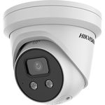 Hikvision DS-2CD2366G2-ISU/SL 6MP 2.8mm Strobe Light and Audible Warning Fixed Turret Network Camera - White