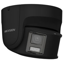 view Hikvision DS-2CD2387G2P-LSU/SL 8MP 4mm Panoramic Fixed Turret Network Camera - Black