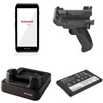 Honeywell ScanPal EDA52 5.5 Inch Qualcomm SM6115 4GB RAM 64GB Flash Handheld Mobile Computer + Scan Handle, Extra Battery & Charging Base - Wi-Fi Only