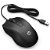HP 100 Optical USB Wired Mouse - Black