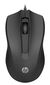 HP 105 Optical Wired Mouse - Black
