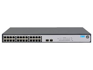 HP 1420-24G-2SFP 24-Port Gigabit Ethernet Unmanaged Switch with 2 SFP