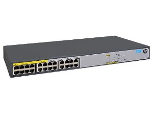 HPE 1420-24G 24-Port PoE+ 124W Gigabit Ethernet Unmanaged Switch