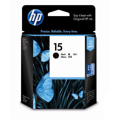 HP 15 Black 25ml Ink Cartridge