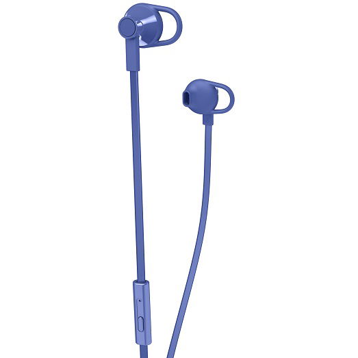 HP 150 3.5mm In-Ear Wired Stereo Earphones with Microphone - Marine Blue