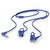 HP 150 3.5mm In-Ear Wired Stereo Earphones with Microphone - Marine Blue