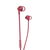 HP 150 3.5mm In-Ear Wired Stereo Earphones with Microphone - Empress Red