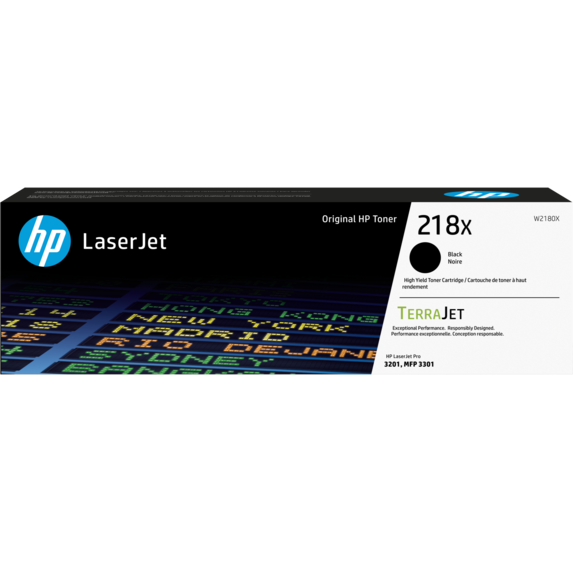 HP 218X High Yield Black Toner Cartridge