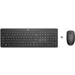 HP 235 2.4GHz Wireless Keyboard & Mouse Combo - Black