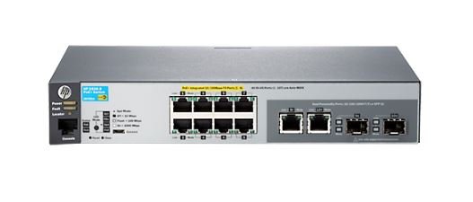 HP 2530-8-PoE+ 8 x RJ45 Manageable POE Ethernet Switch