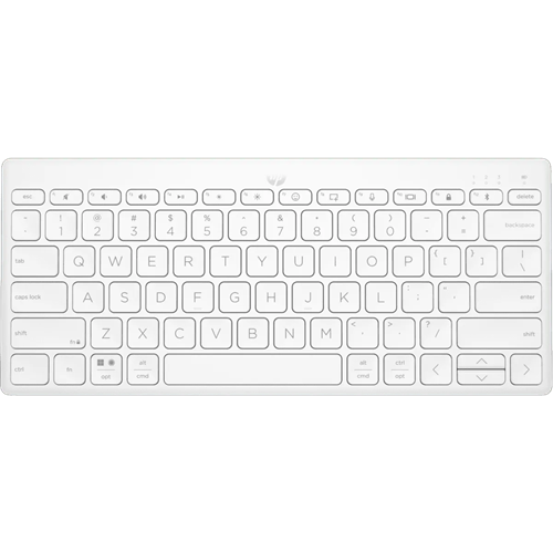 HP 350 Compact Multi-Device Bluetooth Wireless Keyboard - White