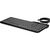 HP 405 USB-A/C Backlit Wired Keyboard - Black