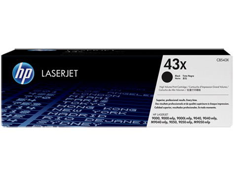 HP 43X Black High Yield Toner Cartridge