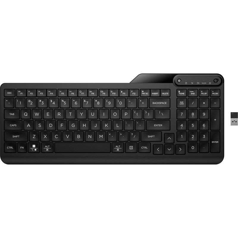 HP 475 Dual-Mode Wireless Keyboard - Jet Black