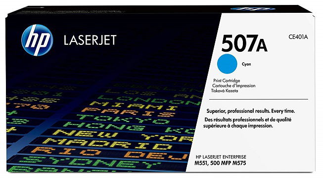 HP 507A Cyan Toner Cartridge