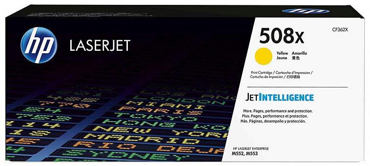 HP 508X Yellow High Yield Toner Cartridge