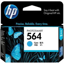view HP 564 Cyan Ink Cartridge
