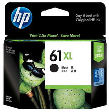 view HP 61XL Black High Yield Ink Cartridge