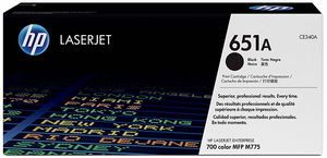 HP 651A Black LaserJet Toner Cartridge