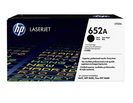 HP 652A Black LaserJet Toner Cartridge