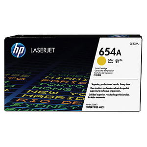 HP 654A Yellow Toner Cartridge