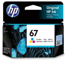 view HP 67 Tri-Colour Ink Cartridge