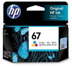 HP 67 Tri-Colour Ink Cartridge
