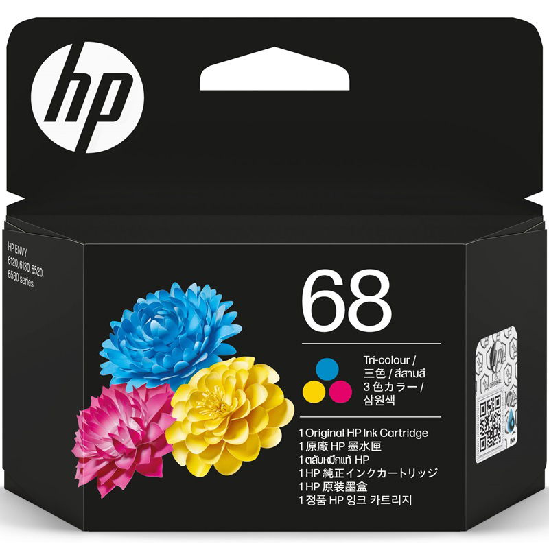 HP 68 Tri-Color Original Ink Cartridge