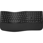 HP 685 Comfort Dual-Mode USB-A Bluetooth Wireless Keyboard - Black