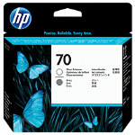 HP 70 Gloss Enhancer and Grey DesignJet Printhead
