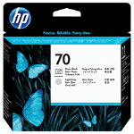 HP 70 Photo Black and Light Grey Printhead