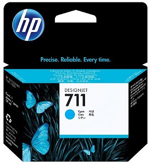 HP 711 Cyan 29ml Ink Cartridge