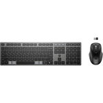HP 725 Multi-Device Rechargeable Wireless Keyboard & Mouse Combo - Nightfall Black