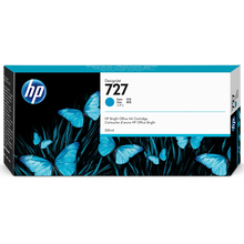 view HP 727 Cyan 300ml Ink Cartridge