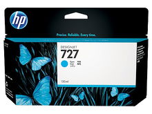view HP 727 Cyan 130ml Ink Cartridge