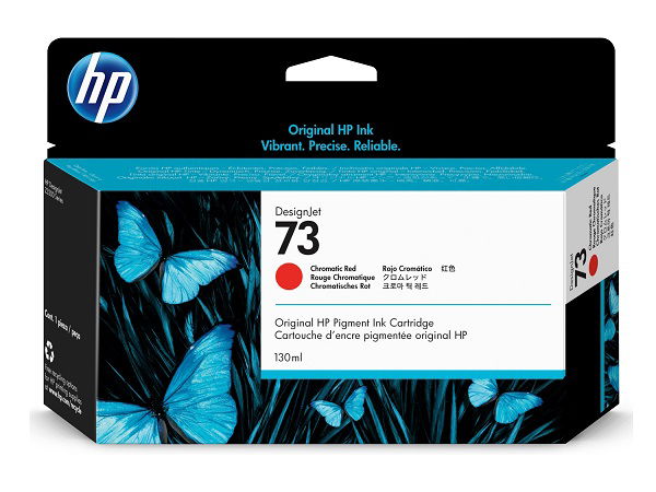 HP 73 130ml Chromatic Red DesignJet Ink Cartridge