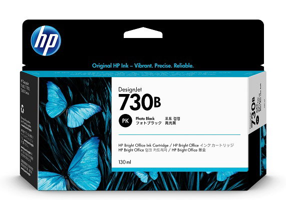 HP 730B 130ml Photo Black Ink Cartridge