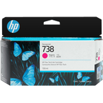 HP 738 Magenta 130ml DesignJet Ink Cartridge