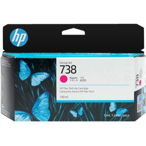 HP 738 Magenta 130ml DesignJet Ink Cartridge