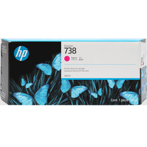 HP 738 Magenta 300ml DesignJet Ink Cartridge