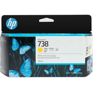 HP 738 Yellow 130ml DesignJet Ink Cartridge