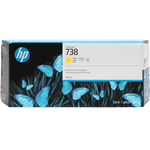 HP 738 Yellow 300ml DesignJet Ink Cartridge