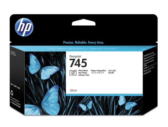 HP 745 Photo Black 130ml DesignJet Ink Cartridge