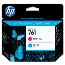 view HP 761 Magenta and Cyan DesignJet Printhead