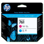 HP 761 Magenta and Cyan DesignJet Printhead