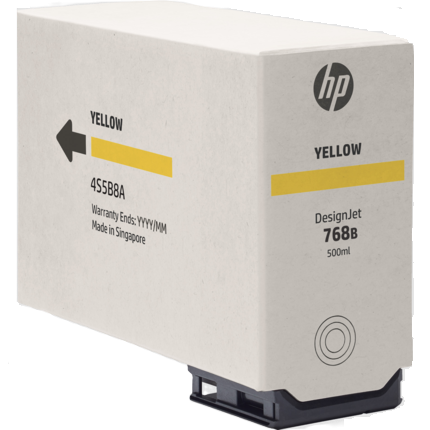 HP 768B 500ml Yellow DesignJet Ink Cartridge