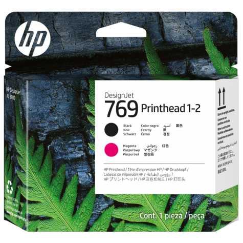 HP 769 Black and Magenta 1-2 DesignJet Printhead