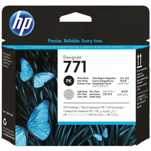 HP 771 Photo Black and Light Grey DesignJet Printhead