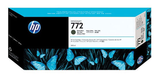 HP 772 Matte Black 300ml DesignJet Ink Cartridge