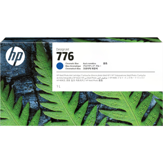 HP 776 1L Chromatic Blue Ink Cartridge